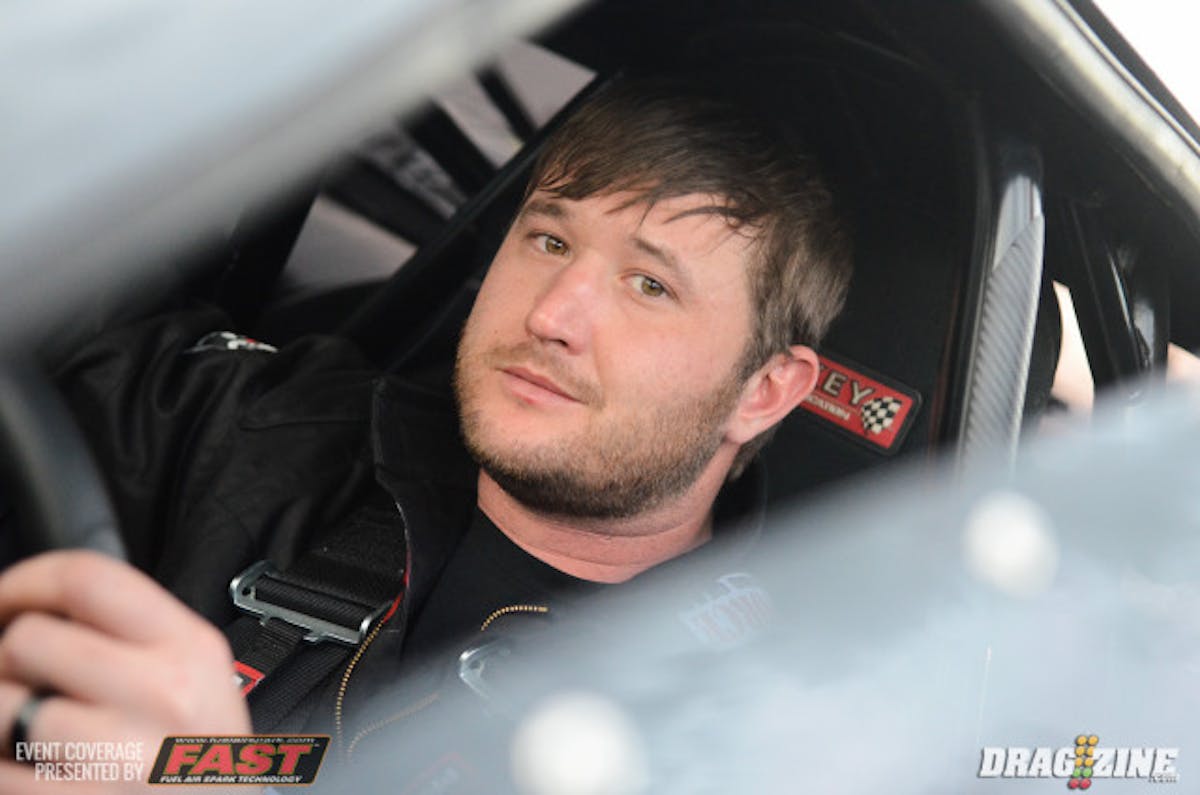 Kye Kelley, arguably the baddest man on big tires in the nation, proved why on his first test hit today, going straight and true all the way through the 1/8-mile while others were on and off the throttle and taking the adventurous route to the stripe.