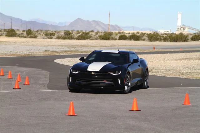 Chevrolet provided 2.0T Camaros equipped with both the 6-speed manual and 8-speed automatic for on-track comparison testing against a 5th Gen V6 and a new Mustang V6.