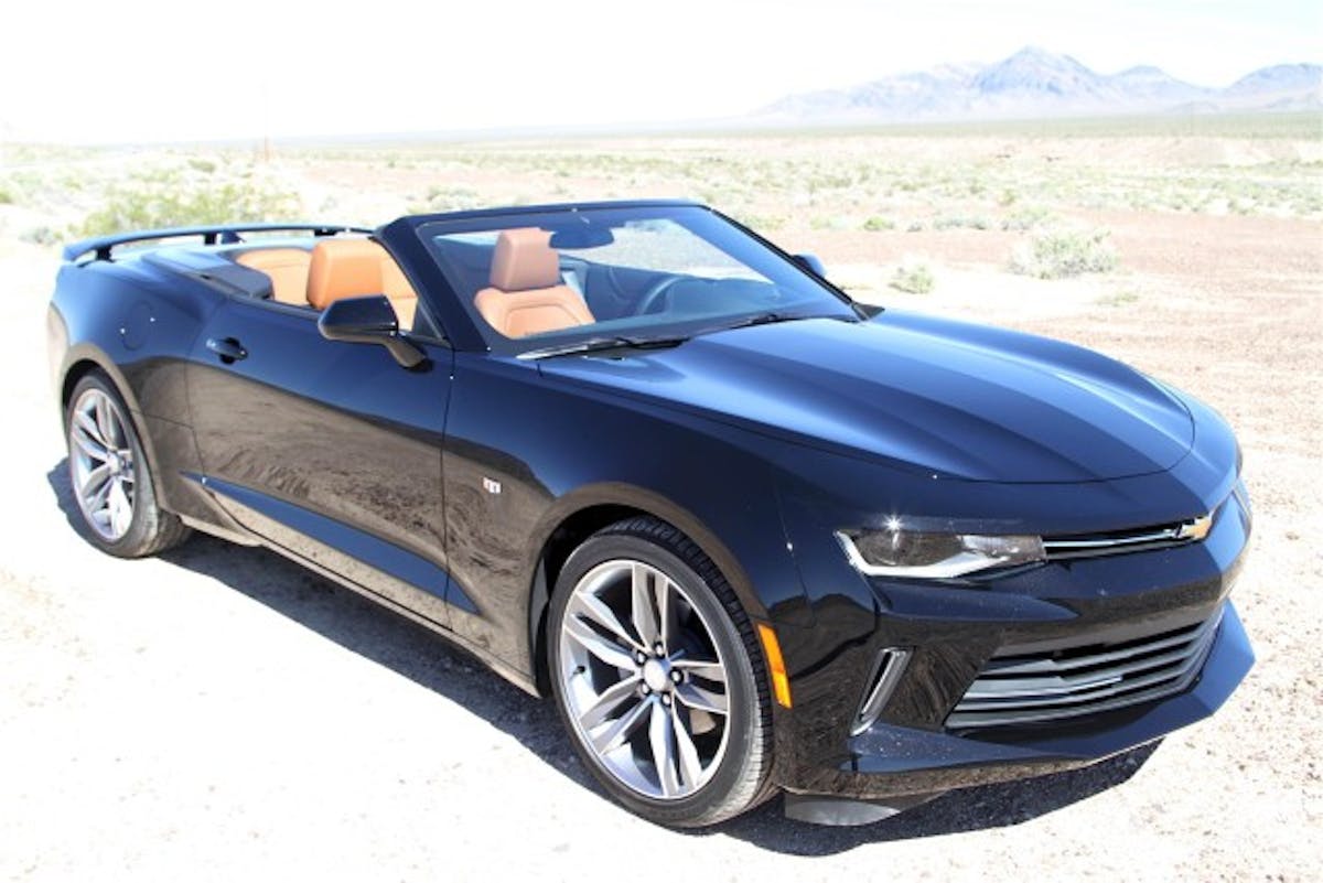 For the outbound leg of our road loop, we were given a drop-top V6 manual. We discovered it's about as well-executed as any soft-top car we've driven.