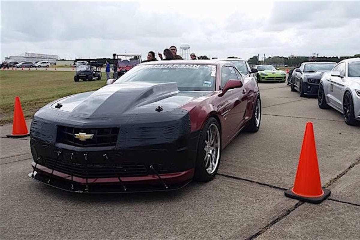 Having the correct aerodynamics plays a huge role in the success of Taylor's 5th-Gen Camaro SS  during the one-mile event.