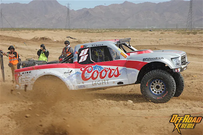 Brett taking off at this year's Mint 400.