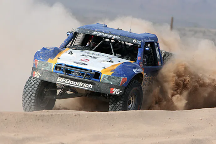 Steve Sourapas and Rob MacCachren racing in the BITD series last year.