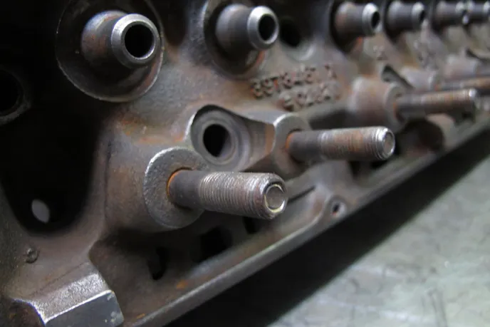 When rebuilding a cylinder head, adding screw-in studs is an upgrade that will cost you more money.