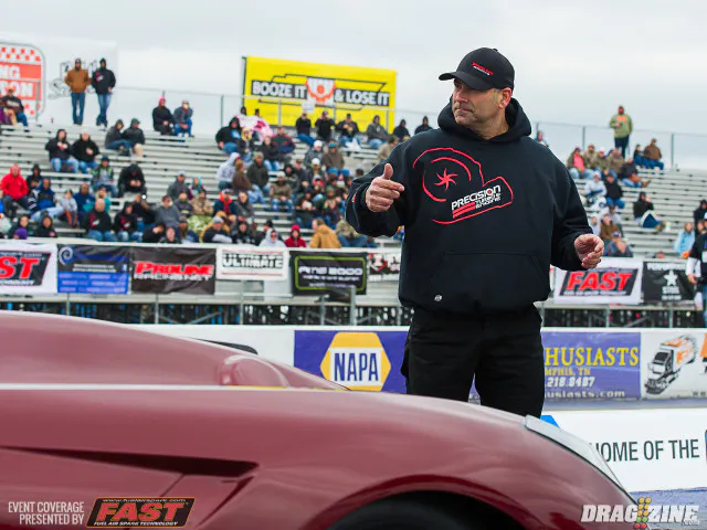 Car owner, Andrew Alepa pulls his flawless C7 with driver Rob Valden behind the wheel.