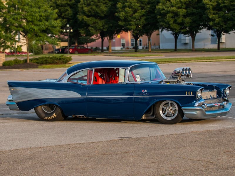 Pro Street Beast: Dennis Deveau's 1957 Chevy