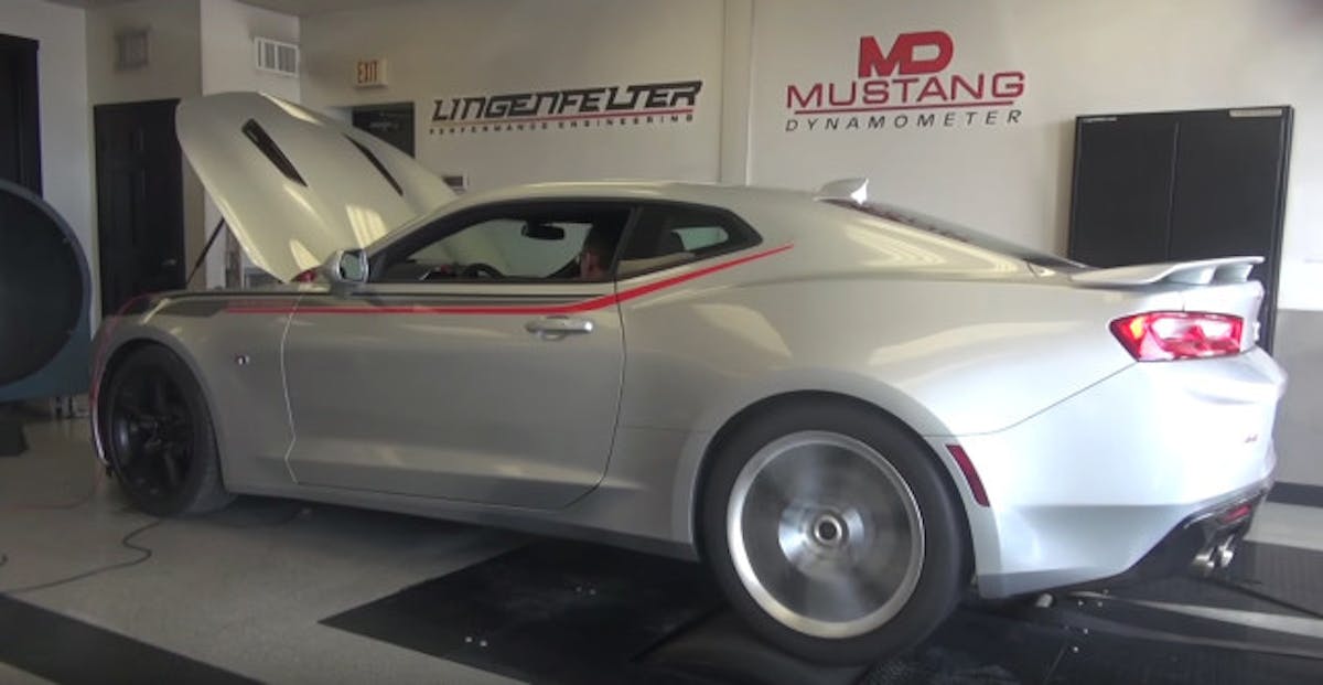 Lingenfelter reports that when running dyno pulls on LT4-equipped cars they've seen as much as a 20 horsepower drop from one pull to the next. GM's software is keenly aware of heat at all times, and will dial back power in anticipation of  fluid temps getting too high. Keeping the engine within safe operating temperatures is in Lingenfelter's playbook as well, but with the added capacity of their kit, the engine is less likely to trigger the ECU's failsafe measures.