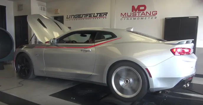 Lingenfelter reports that when running dyno pulls on LT4-equipped cars they've seen as much as a 20 horsepower drop from one pull to the next. GM's software is keenly aware of heat at all times, and will dial back power in anticipation of fluid temps getting too high. Keeping the engine within safe operating temperatures is in Lingenfelter's playbook as well, but with the added capacity of their kit, the engine is less likely to trigger the ECU's failsafe measures.