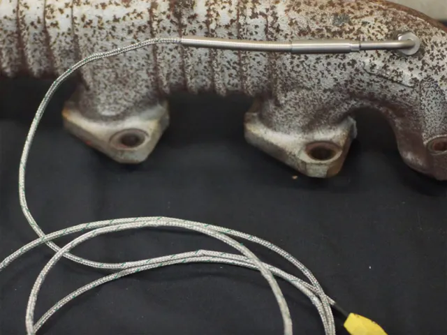 The cable from the sensor will route through a grommet in the firewall.