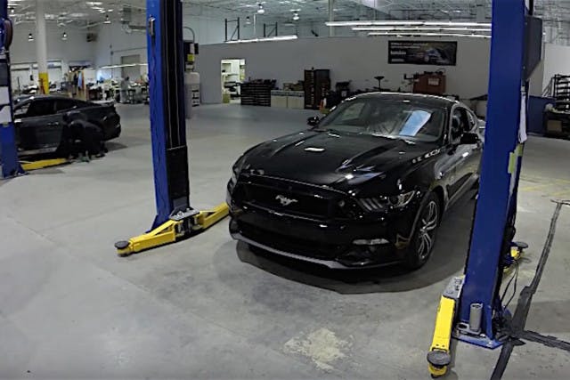 The clean slate starts as a Ford Mustang GT