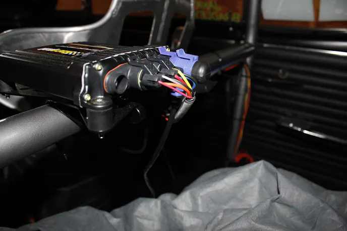 We also opted for the OBDII interface. This will allow us to log anything the computer sees, like timing retard, knock sensors, and engine vitals like oil pressure and water temp without having to add additional sensors.