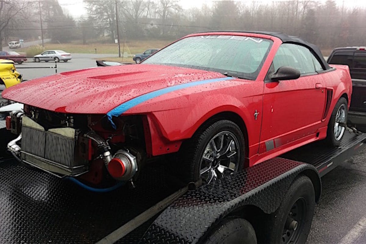 Loaded up and ready for a fresh tune at Kurgan Motorsports