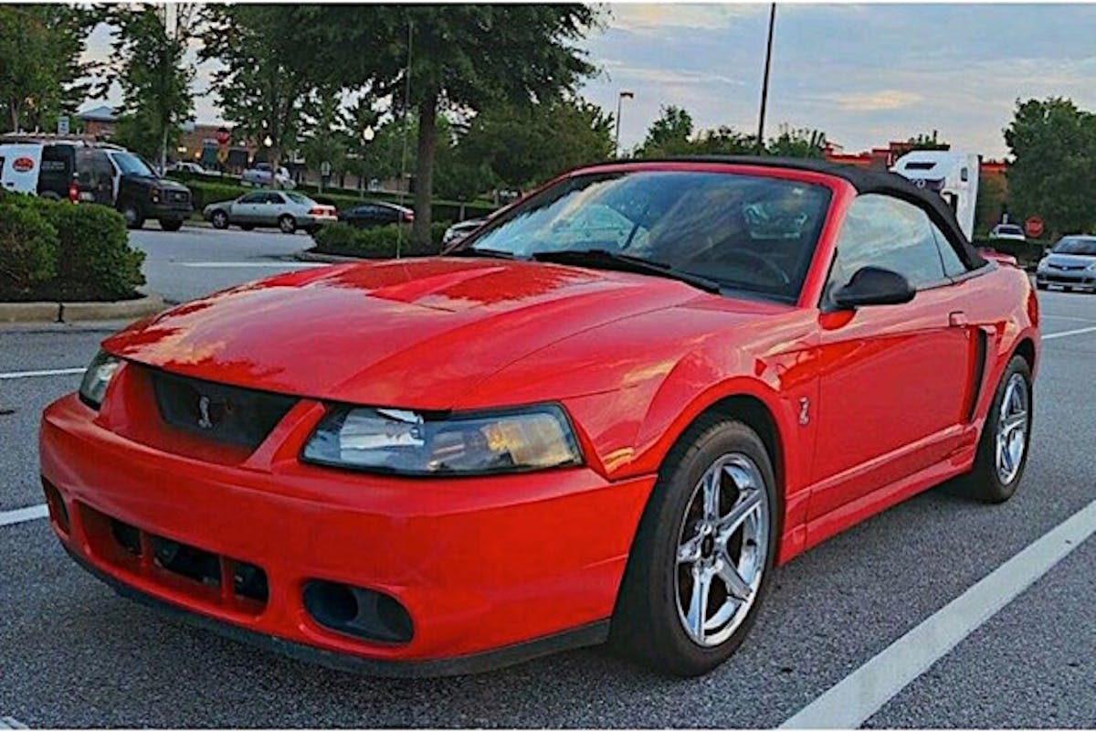From the exterior, Andrew's SVT Cobra looks rather stock. Would you guess this single turbo beast puts the hammer down at nearly 700 horsepower at the rear wheels?