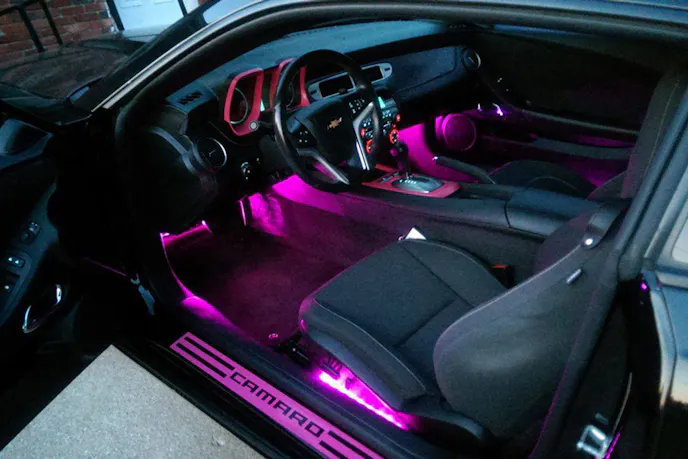 Janelle isn't an electrician, but her accent light installation looks great.