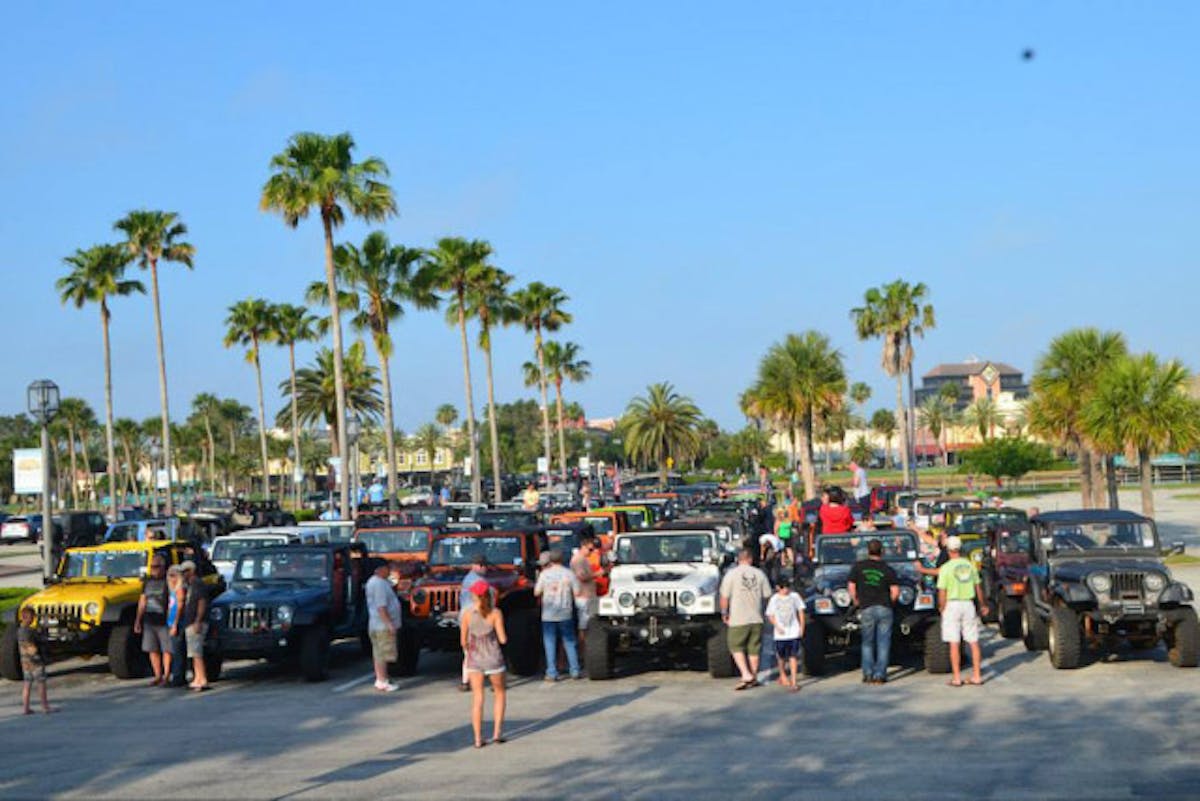 Hundreds of Jeeps from all over come to this event every year.