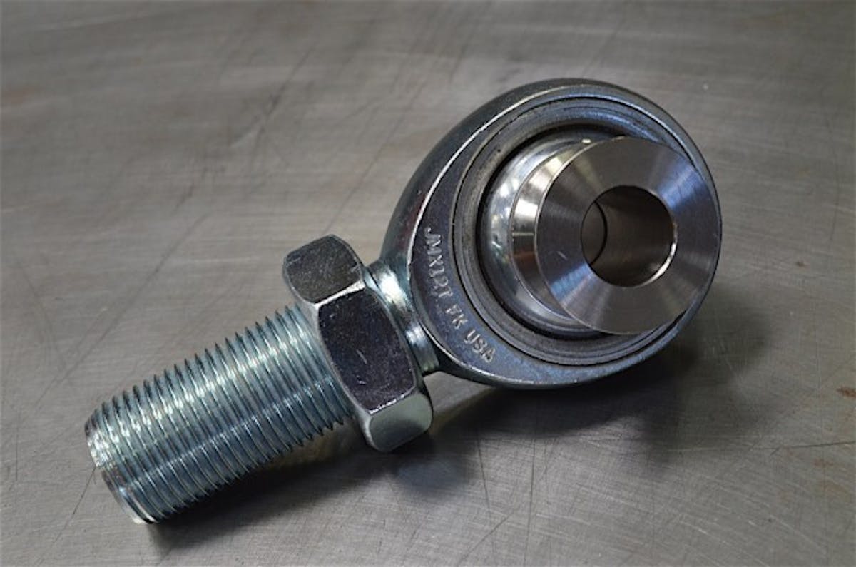 FK Rod Ends JMX series rod ends have a PTFE liner which helps keep the dust out.