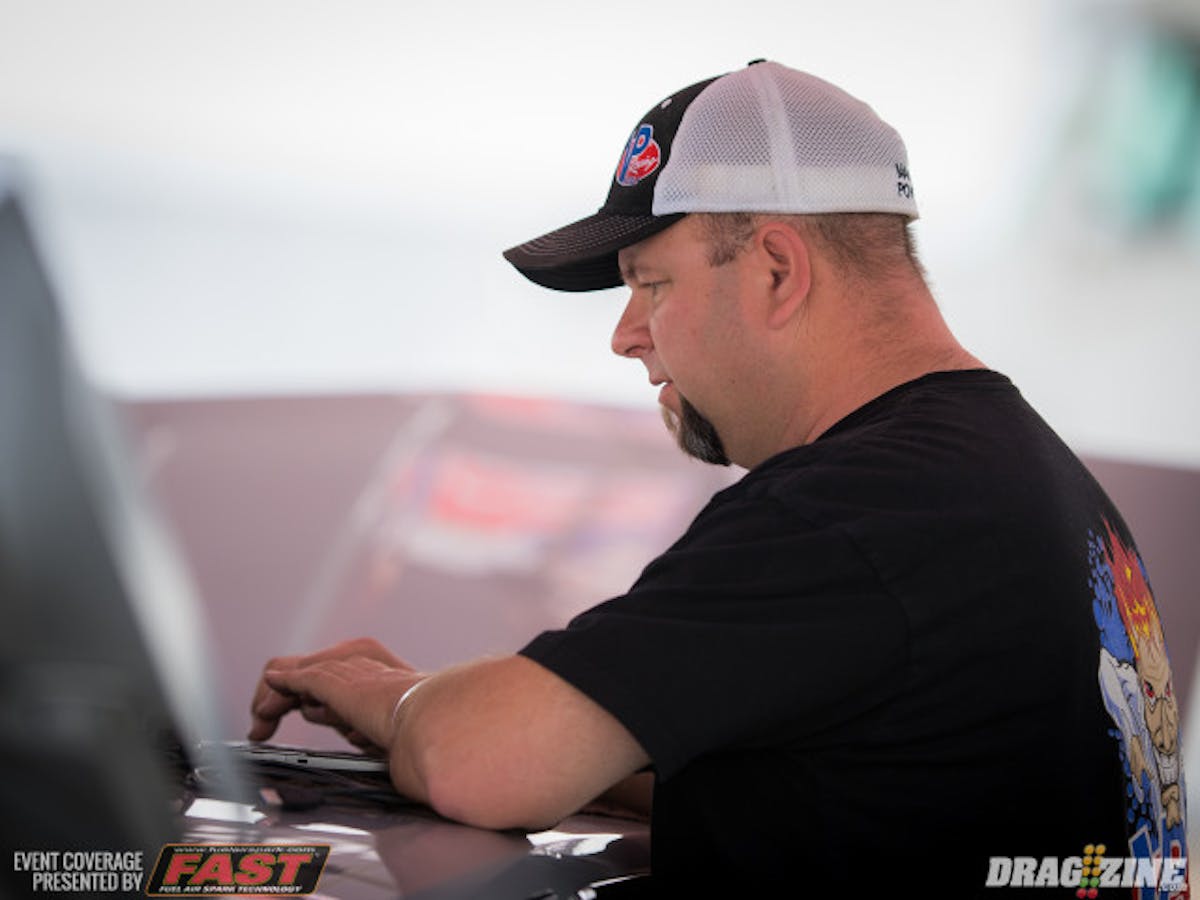 Jason "Pooch" Rueckert has his gorgeous Oldsmobile back on the track this weekend, his first outing in 2016. Rueckert is running a fresh 588" Steve Schmidt power plant and a pair of 88mm turbochargers to fit in the new LDR class. Rueckert, who helped build the rules for LDR, has made a couple of test launches but hasn't made a full pass under power.