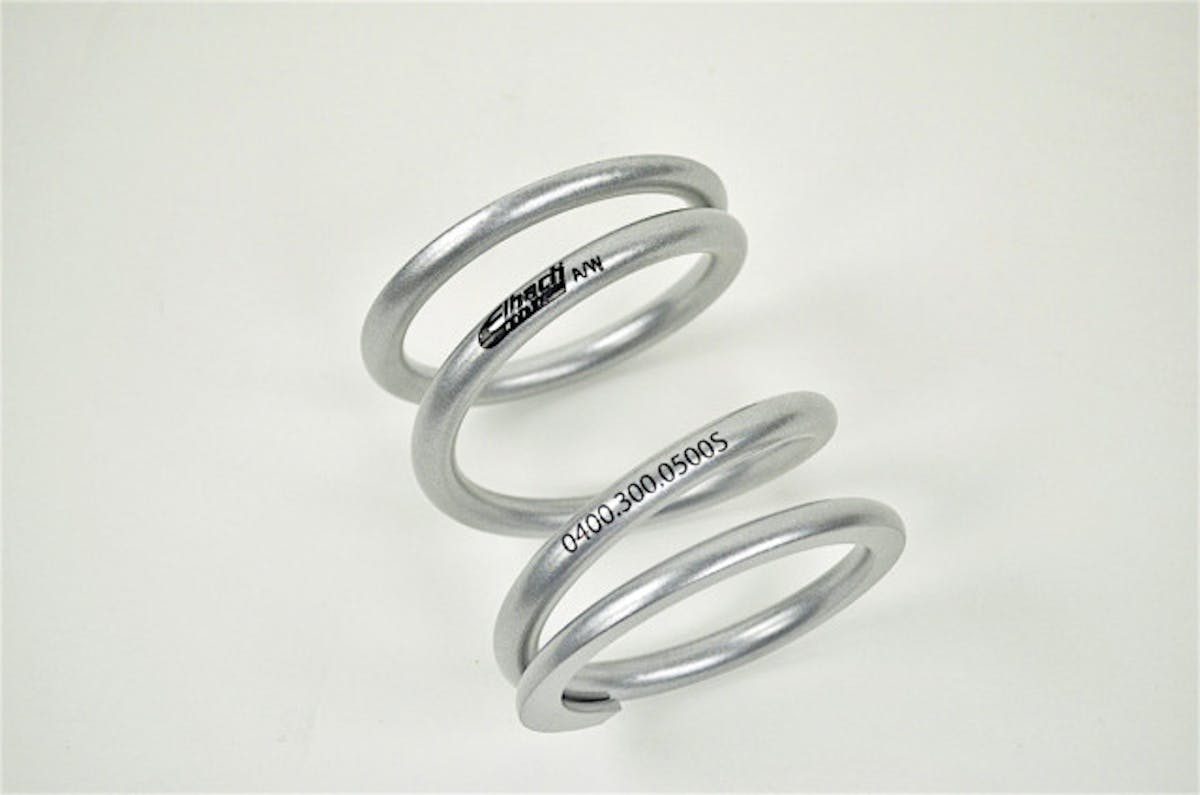 Our smaller tender spring measures in at only four-inches.