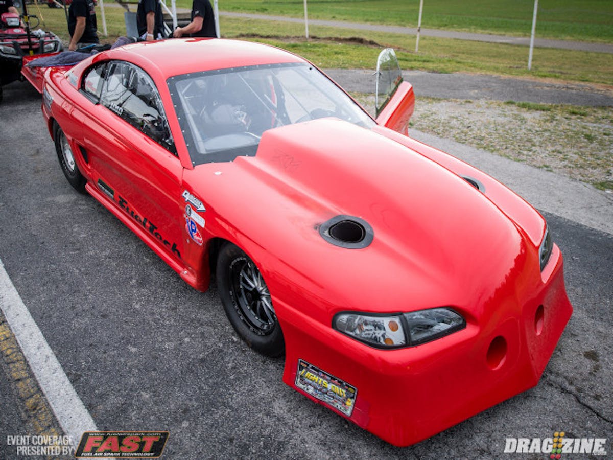 Kevin Mullins struck the tires at the hit of the throttle and coasted to an off-pace 5.74, good for the seventh position on the provisional ladder.