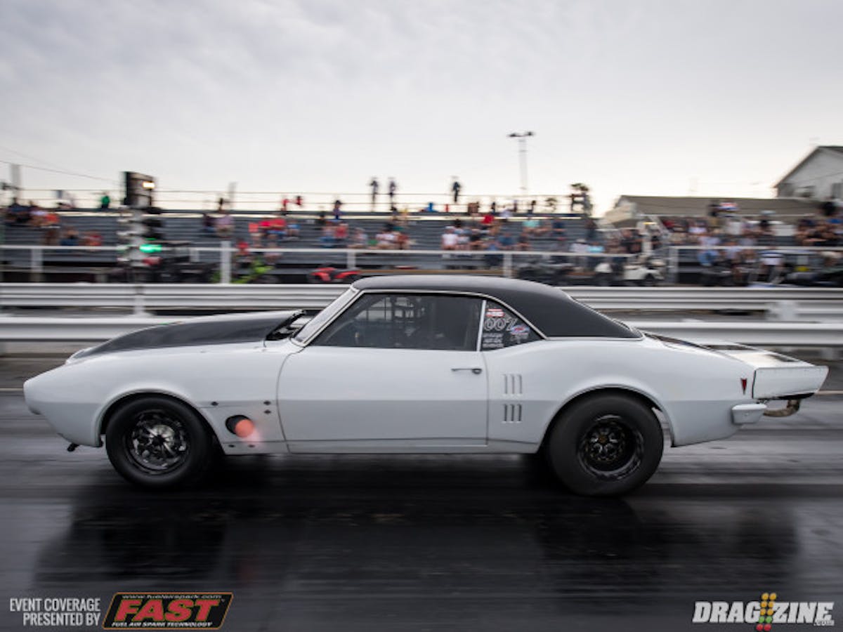 Patrick Clenney wheeled the Ducky Johnson-owned Firebird to the sixth slot with a solid 4.68 ET. This car has been quicker, but most teams were running safe tunes to ensure they had a decent number in their pocket. They did that, so look for them to get more aggressive tomorrow.
