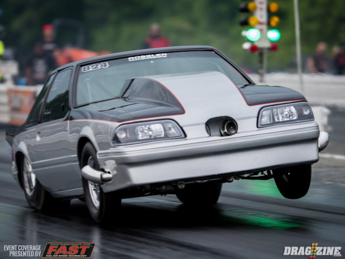 Tim Kincaid is also running LDR in his familiar Mustang. He laid down a 4.32 to take the #5 spot in the opening round.