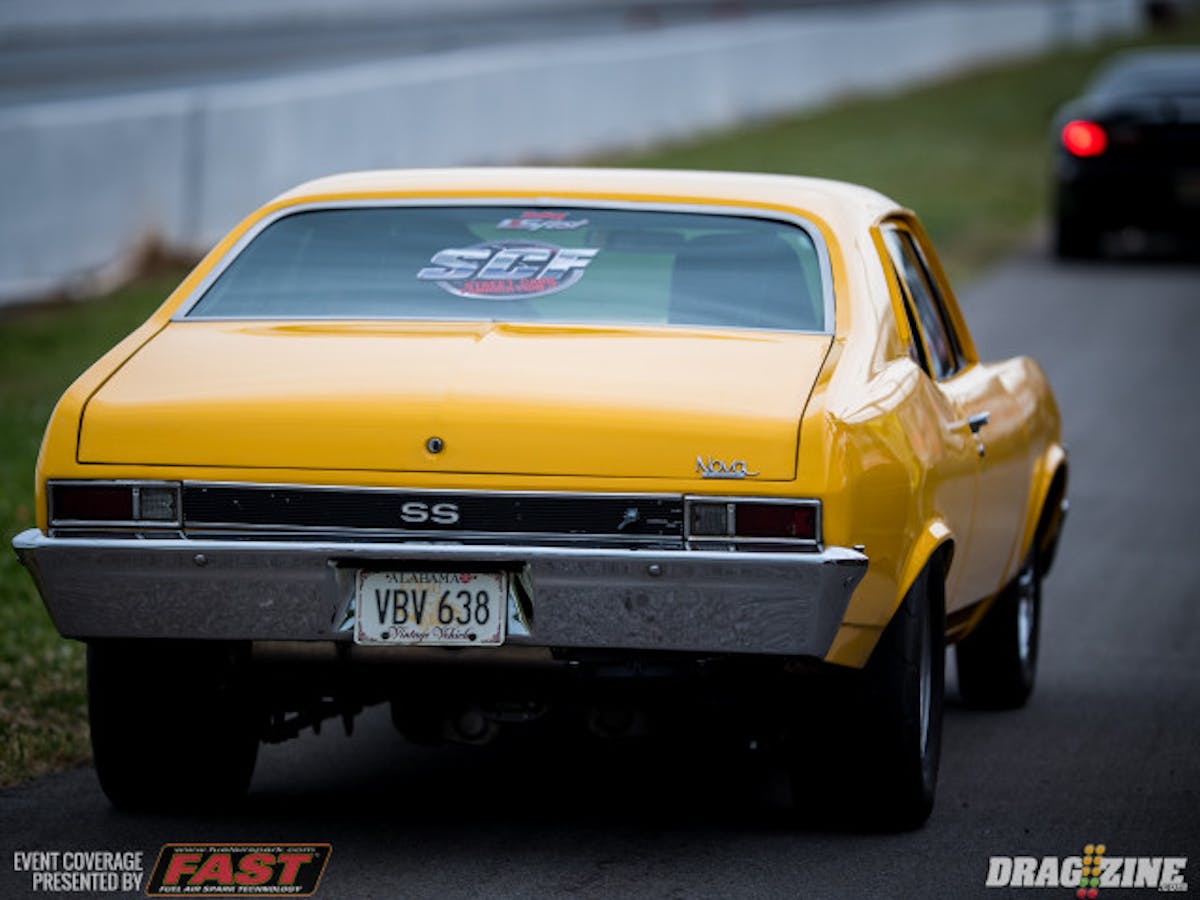 Rains came before the King of the Street competitors made their first shot, sending them back to the pits for the day. Heavy rain and intense lighting halted the festivities, and local forecasts vary as to what to expect tomorrow, but Dragzine.com and SpeedVideo.com will be back on the property early tomorrow to bring you the action!