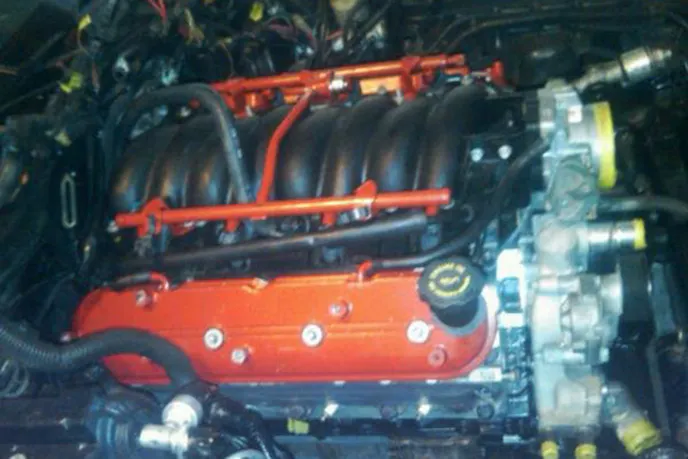 Here the LS1 is installed and awaiting the accessories and the final bits of the wiring to be finished up.