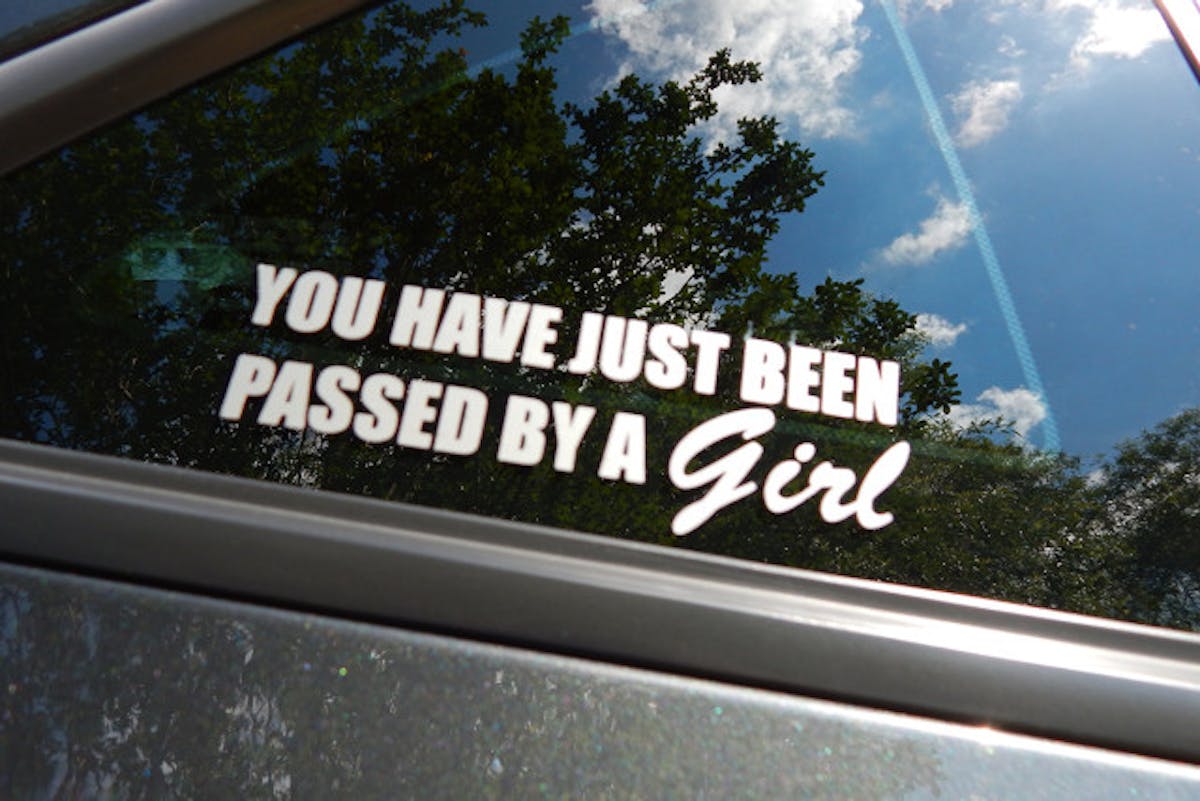 I bet lots of guys get to read this when Linda passes them on the freeway.