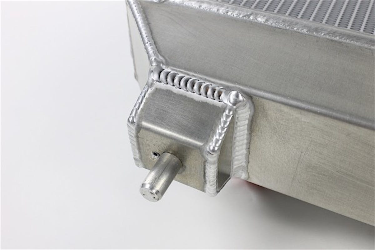 "Most people only buy a Chinese radiator once," Justin Larocque from Be Cool told us. Cheap stuff might get the job done for now, but when you're protecting an expensive performance engine from overheating in critical, time-sensitive situations like racing, do you really want to cut corners?