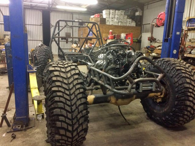 Money Pit 2.0 sitting cabless.