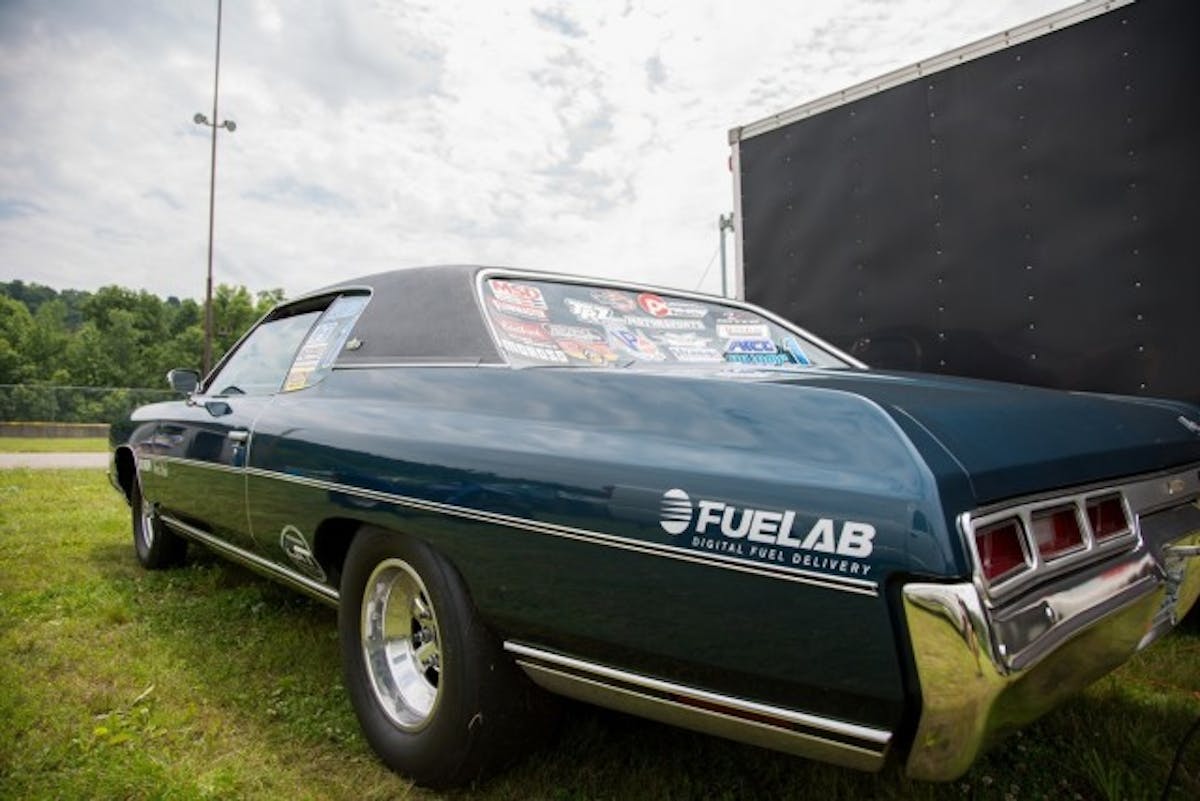 Fuelab plays a big part in Andy's program, with a complete fuel system powering the combination now to the tune of high 9s.