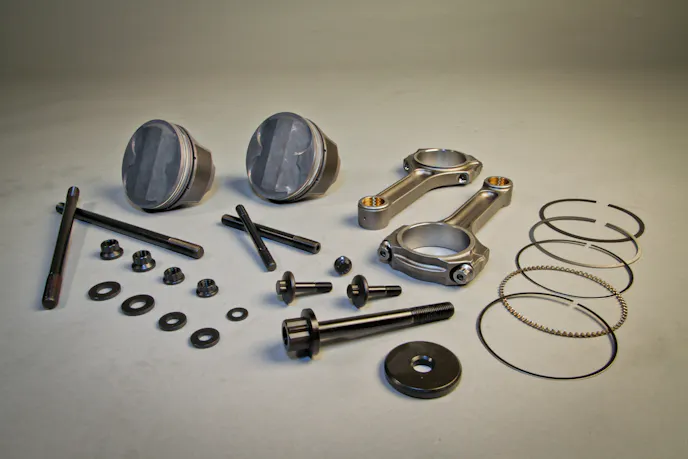A forged rotating assembly is a must for any high performance engine build.
