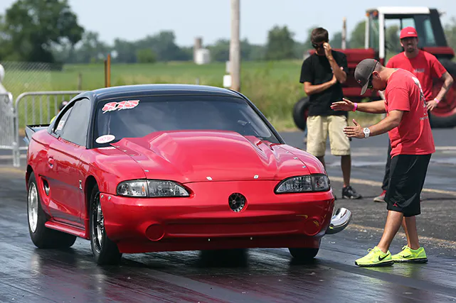 Kentucky native, John Pryor was plagued with transmission issues during testing on Friday. With the rains that came in on Saturday, he and his crew were able to thrash and get the car back together for the Sunday race day.
