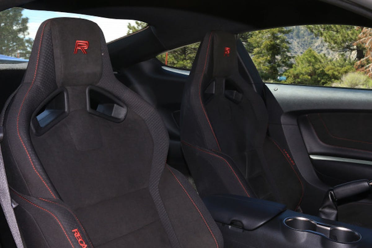 The Recaro buckets in the R model are outstanding sport seats, though I did wish for some lumbar support adjustability. 