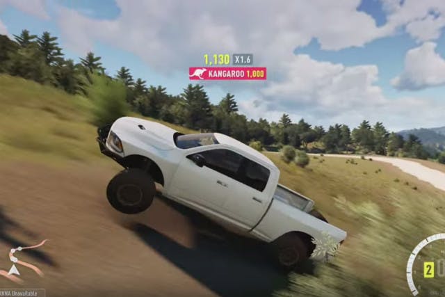 Forza Horizon 2 had some off-road focus with vehicles like the 2013 Ram Runner.