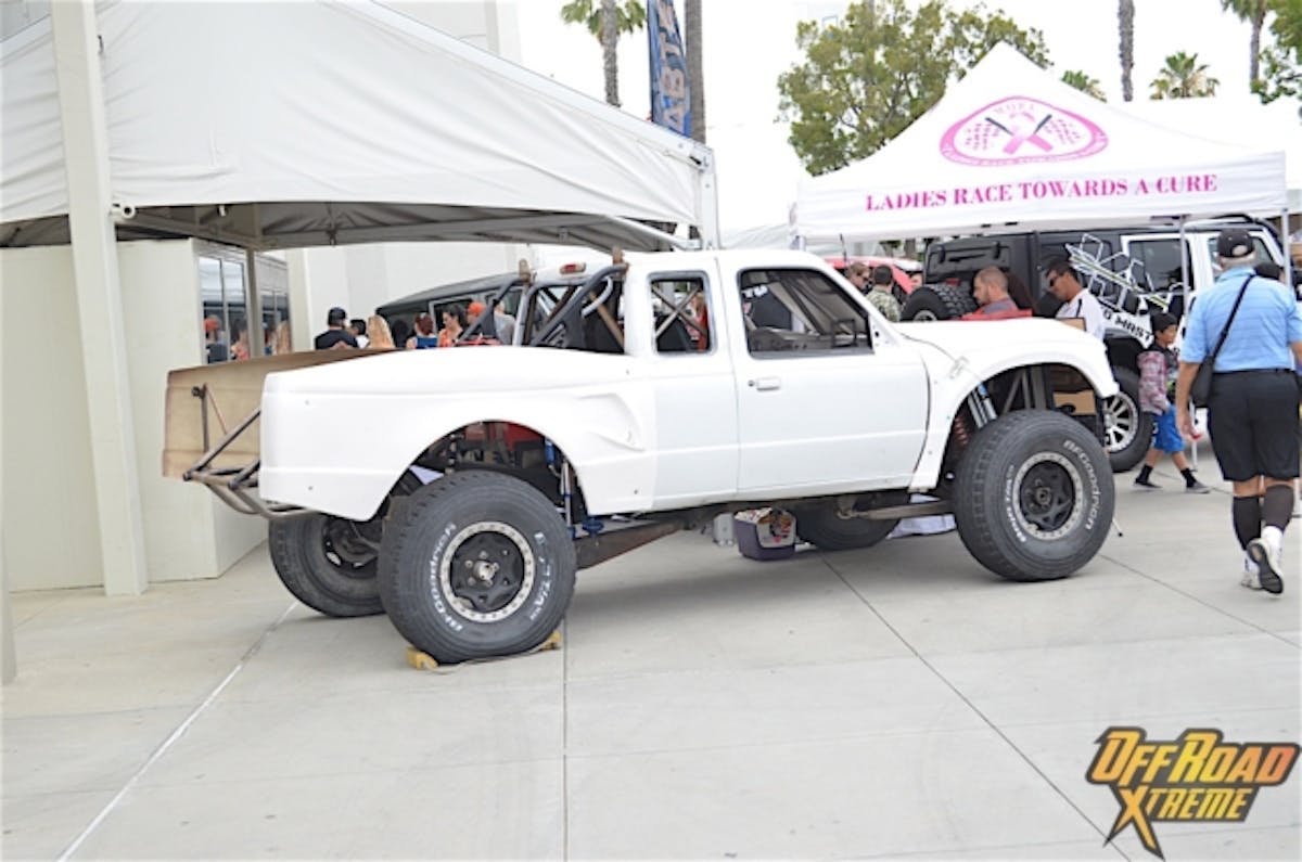 The first truck we spotted arriving at the show.