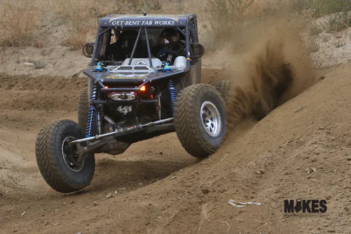Phil Blurton stepped in for Rick Waterbury when Rick was sidelined with vertigo. He drove brilliantly picking up a win in his first Ultra4 race.