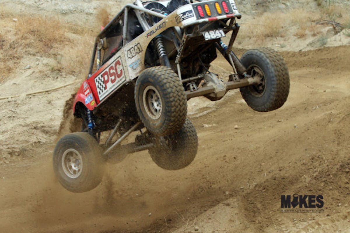 A fogged up visor lead to this rollover for Jason Bunch. The car and Jason were both fine. He recovered to finish second place.