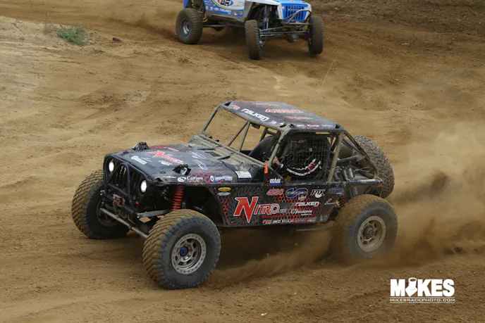 Jordan Townsend and Jordan Pellegrino battled the entire race with Townsend coming out on top.