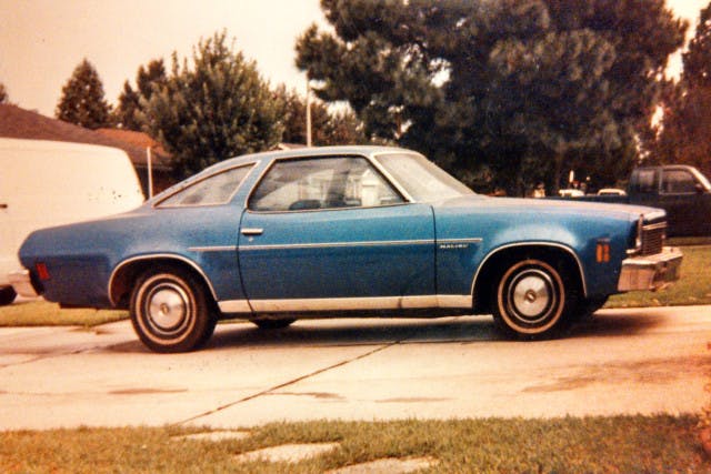 This is the first photo that Kenny took of his car as soon as he got it home.