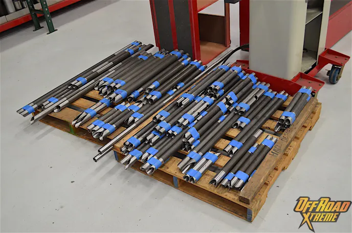 It may look like an erector set, but it is a Trophy Truck.