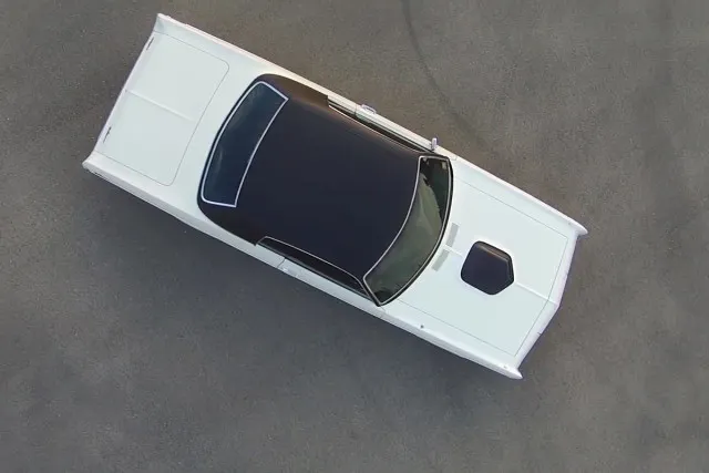 With the exception of the new Shaker hood, the '72 Monaco isn't much to look at from above. 