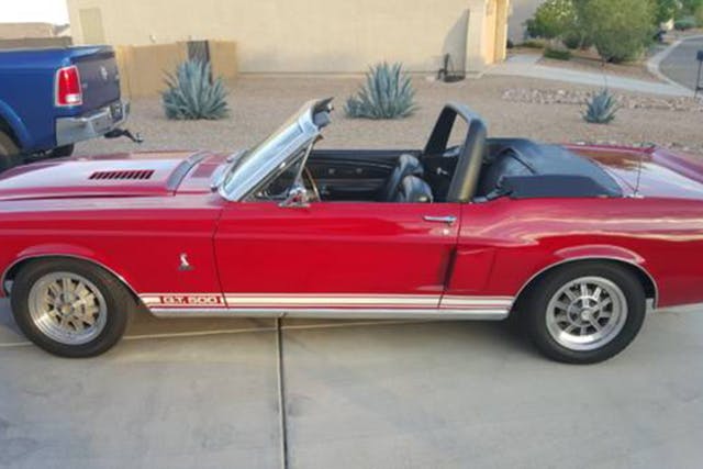 WOuldn't this 1968 Ford Mustang Shelby GT500 Convertible look great in your garage? Yeah, we think so too. Images courtesy craigslist