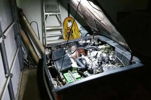 This shot shows the finished product along with a handy LED underhood lamp that Davis installed. All images courtesy Ben Davis.