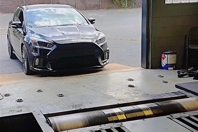 The Livernois Focus RS ready to put down some new horsepower stats.