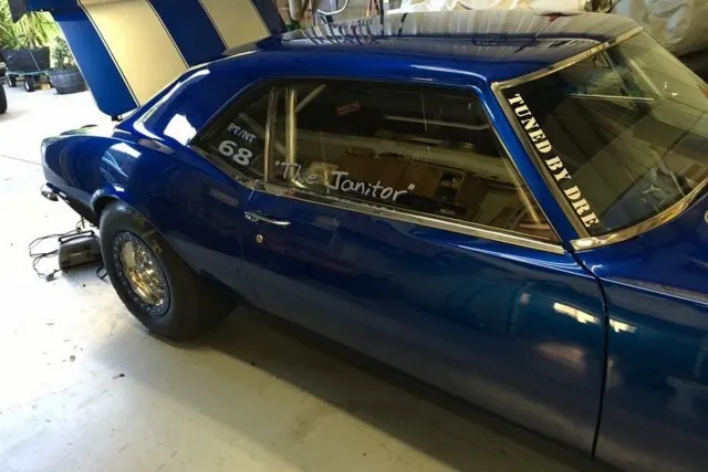 If you see a blue '68 Camaro Z28, just for 'The Janitor' on the window, and you've found Mark Weddle.