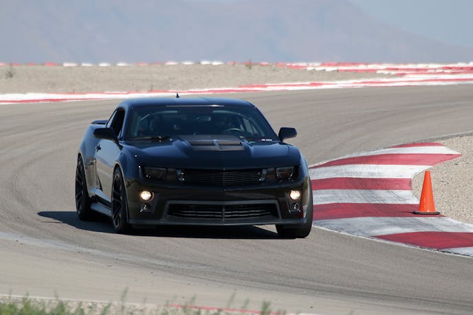 Very little body roll is the result of the suspension modifications.