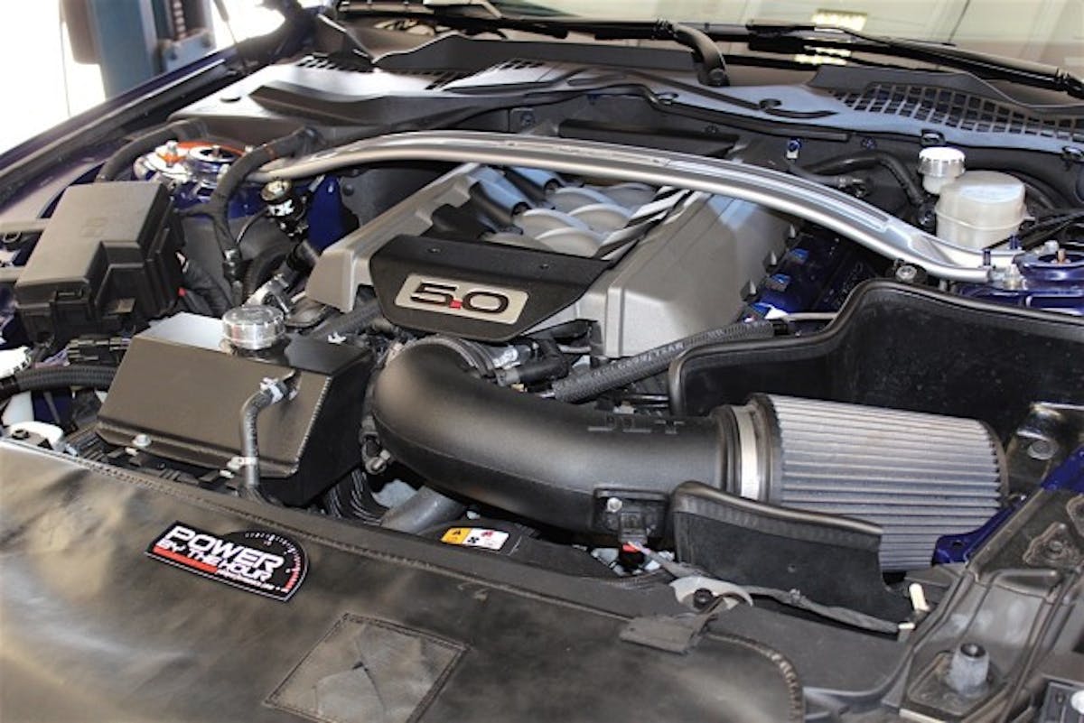 The starting point is a lightly modified '15 Mustang GT.