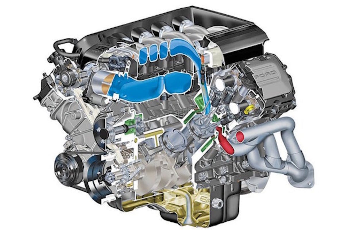 A cutaway version of the first-gen Coyote reveals some of the changes incorporated in the second-gen right away.
