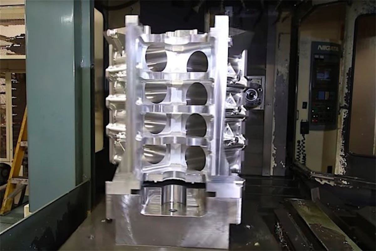 We've seen what the factory Coyote engines can do, but what about a billet aluminum Coyote engine block?