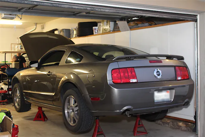 Our '05 Mustang GT is a bone-stock, low mileage example of the 4.6-liter 3-valve V8 engine powered generation.